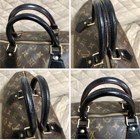 Authentic Louis Vuitton Monogram Speedy 35 Handbag 👜 - Picture 14 of 16